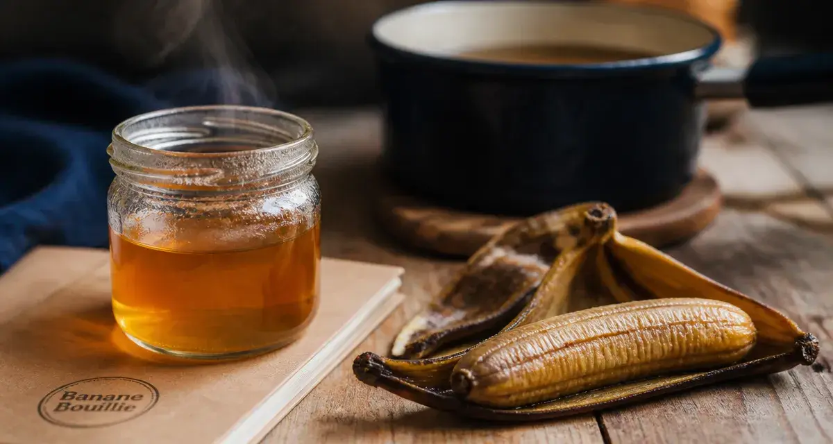 Banane bouillie bienfaits : banane bouillie et infusion ambrée