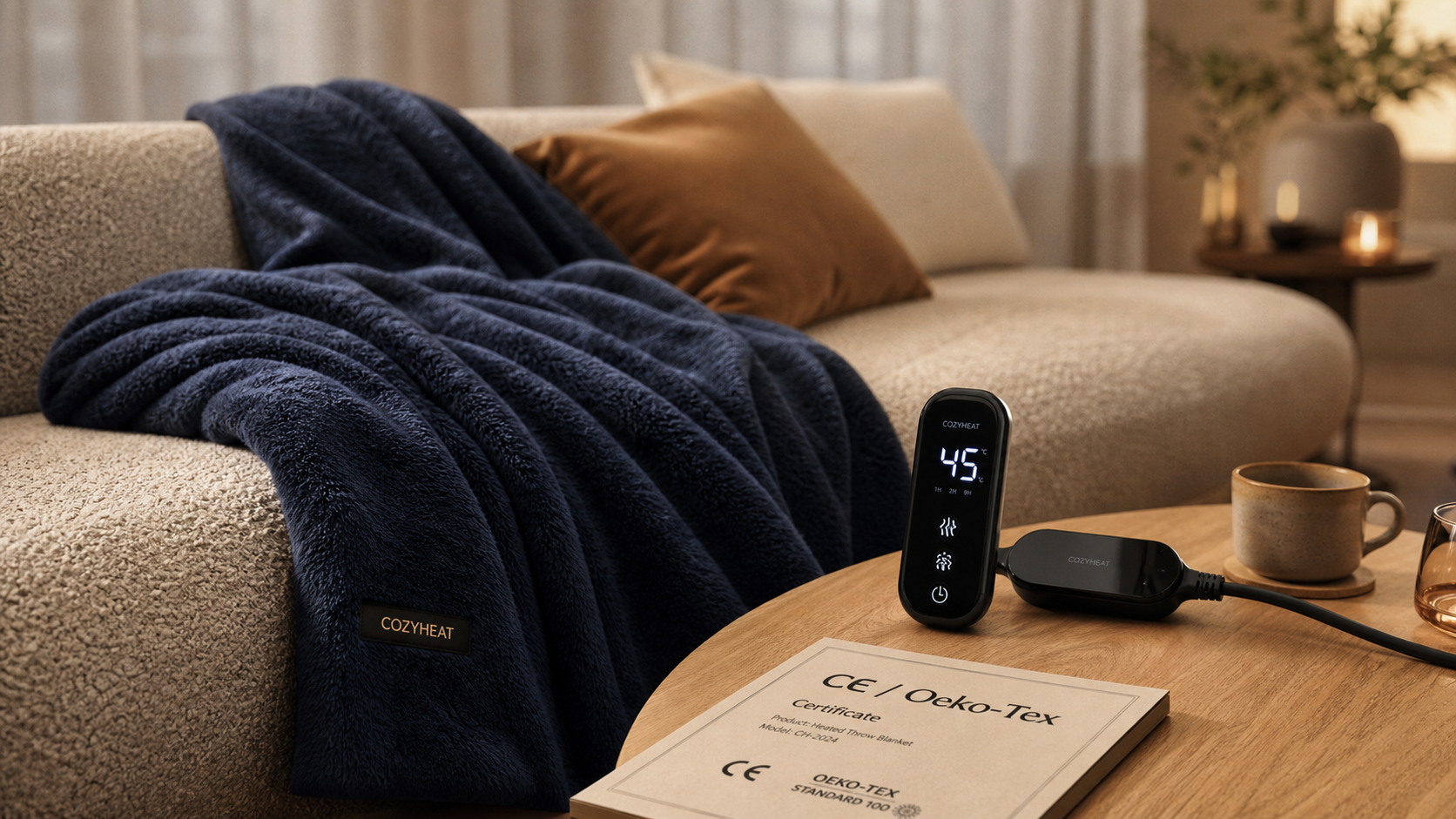 Couverture chauffante prix : plaid chauffant confortable et sécurisé
