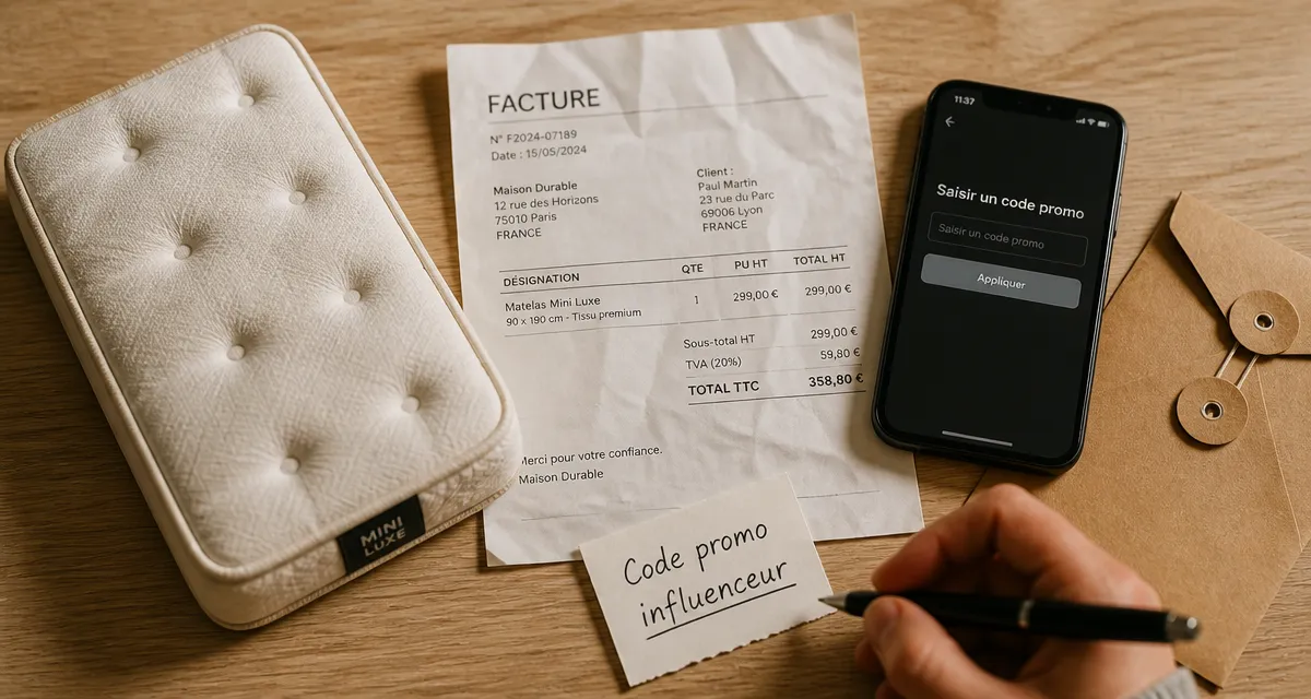 Emma Matelas code promo influenceur : “Saisir un code promo”