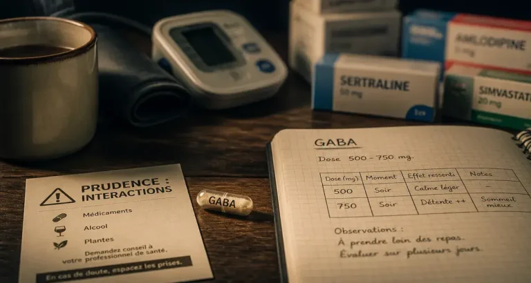 GABA dangereux : prudence interactions et effets secondaires