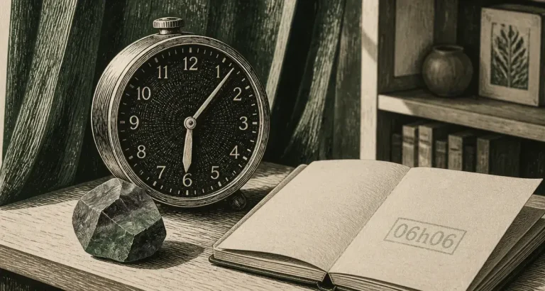 Horloge 06h06, heure miroir et équilibre familial