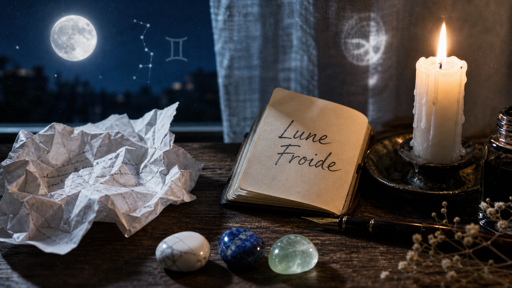 Pleine lune en Gémeaux : trois pierres pour clarté mentale et rituel