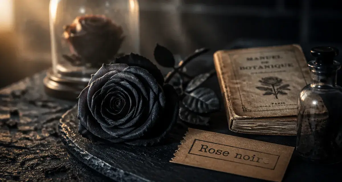 Rose noire d’ébène : signification roses noires, deuil et renaissance