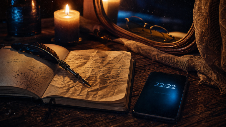 22h22 : signification flamme jumelle, miroir et reflet
