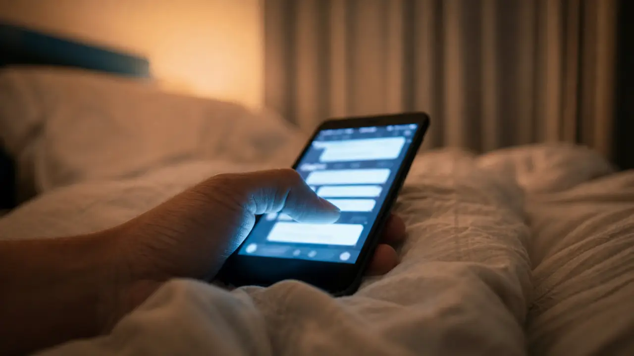 Écrans le soir: impact sur le sommeil, smartphone au lit