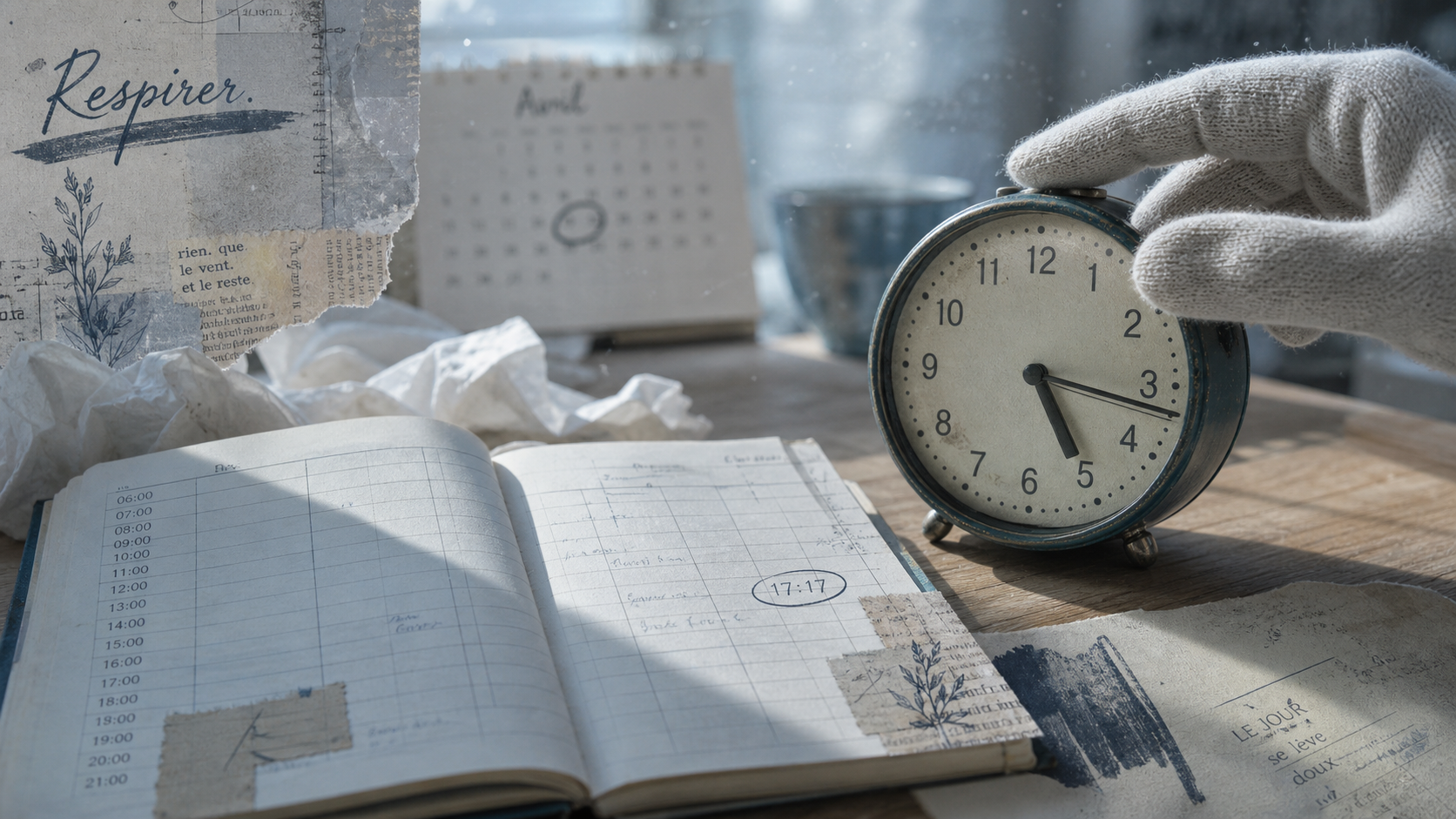 Éternuement signification heure 17h17 : horloge et nez, réflexe