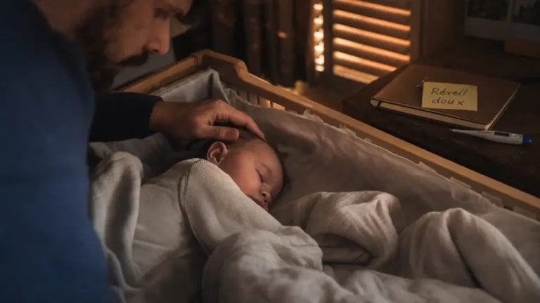 Faut il reveiller bebe sieste trop longue : parent réveille bébé doucement, signes à surveiller