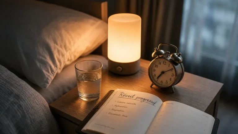 Le reveil matinal : réveil progressif et halo doux