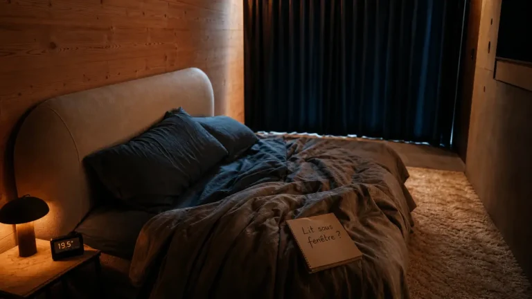 Lit sous fenetre : risques sommeil près de la fenêtre