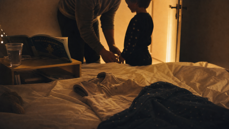 Problème endormissement 3 ans : enfant au lit, rituel du soir