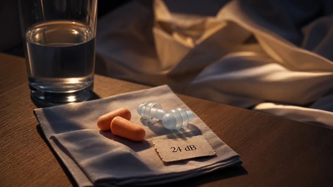 Bouchons Quies sommeil 24 dB en silicone, insertion correcte