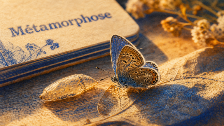 Signification papillon : chrysalide et papillon, métamorphose et renouveau