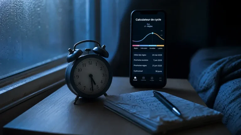 Calculateur cycle sommeil : réveil analogique et smartphone