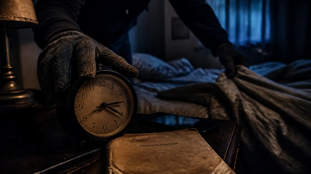 Insomnie matinale : réveil à 4 h dans la chambre avant l’aube
