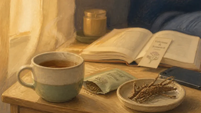 Valeriane et sommeil : tisane de valériane avant le coucher