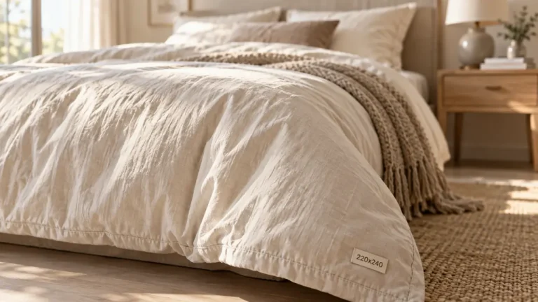 Couette pour lit 160x200 220x240 et tombant anti-courant d’air