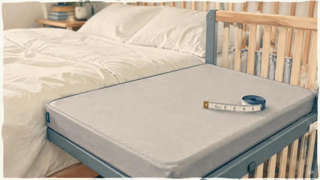 Matelas cododo ferme ajusté et respirant, housse déhoussable et mètre ruban