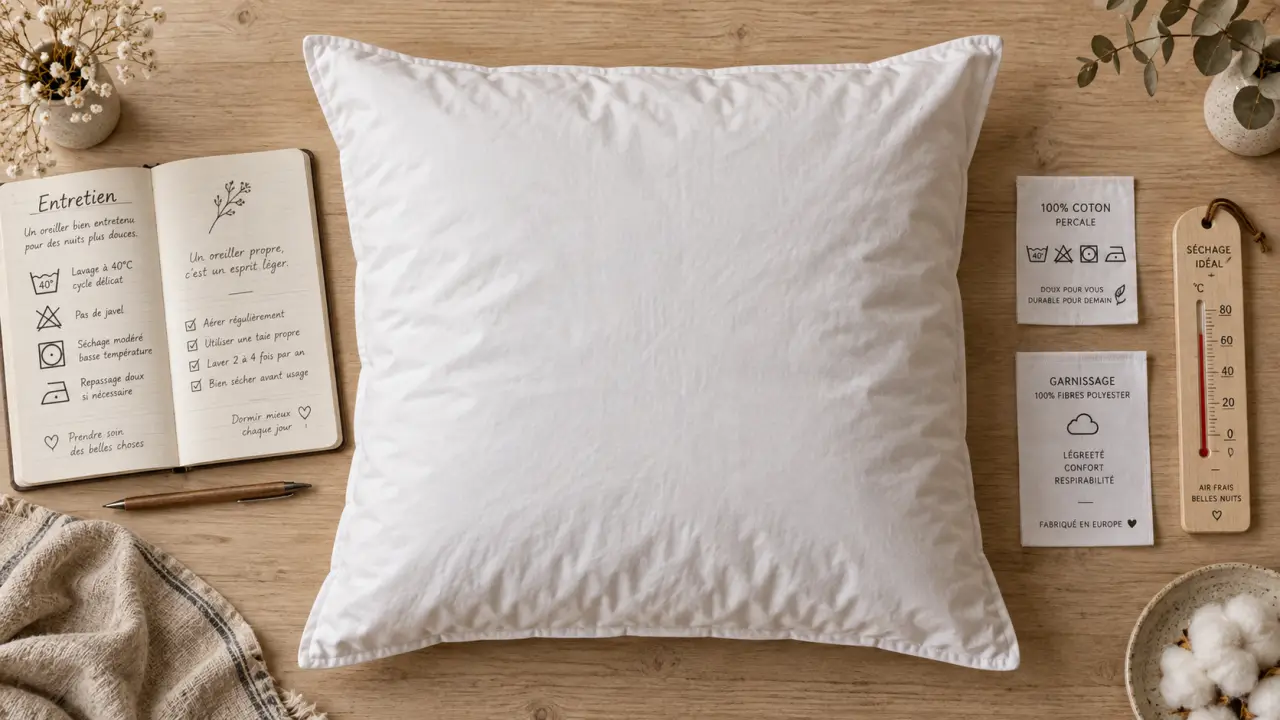 Oreiller 65x65 : garnissage idéal pour le confort