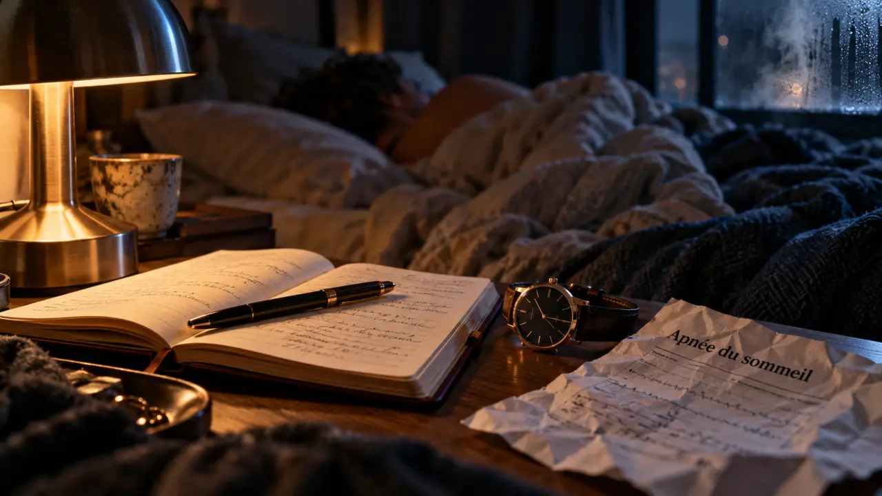 Apnée du sommeil symbolique : avis médical, photo nocturne